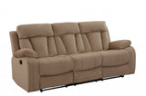 40" Modern Beige Fabric Sofa