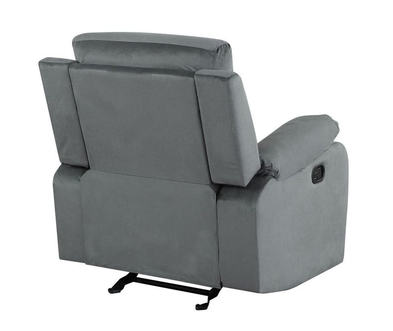 40" Modern Grey Fabric Chair