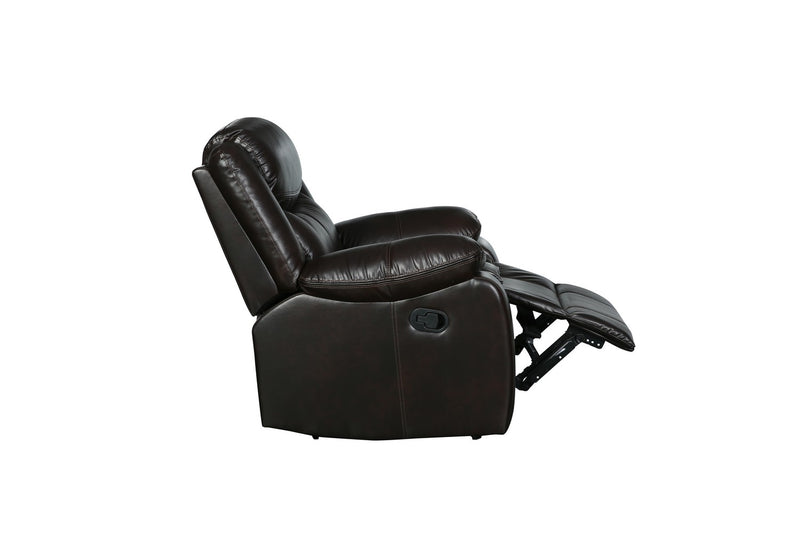 42" Brown Reclining Chair