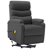 Stand-up Massage Recliner Faux Leather Home Massage Chair Multi Colors