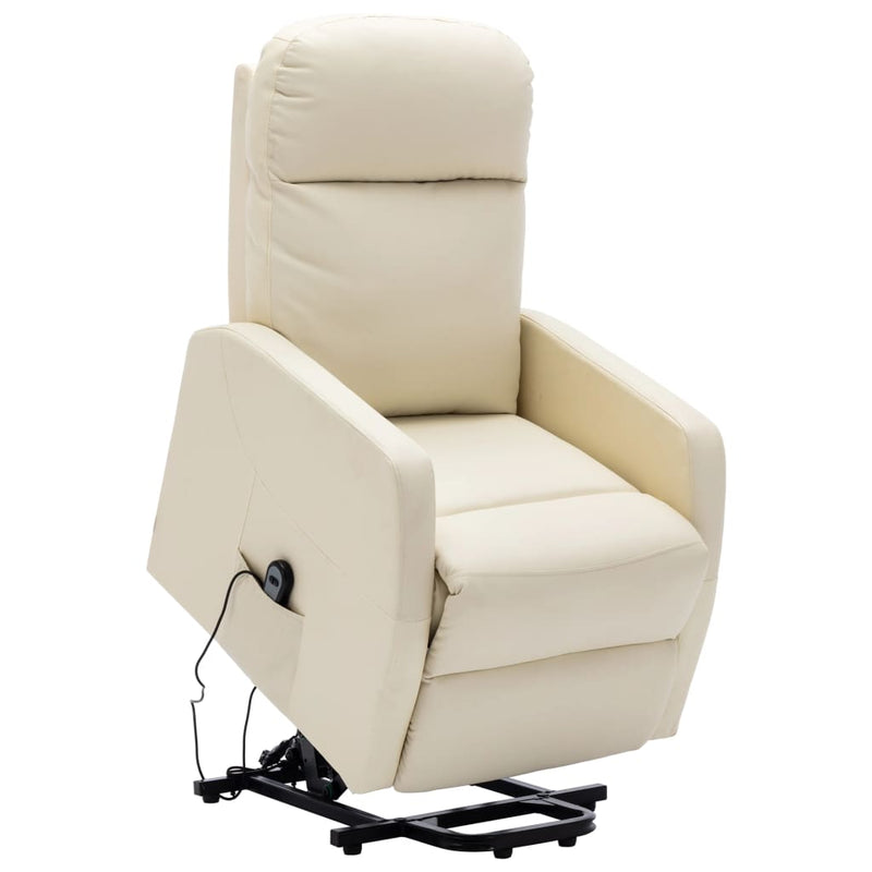 Stand-up Recliner Faux Leather Electric Seat Furniture Multi Colors