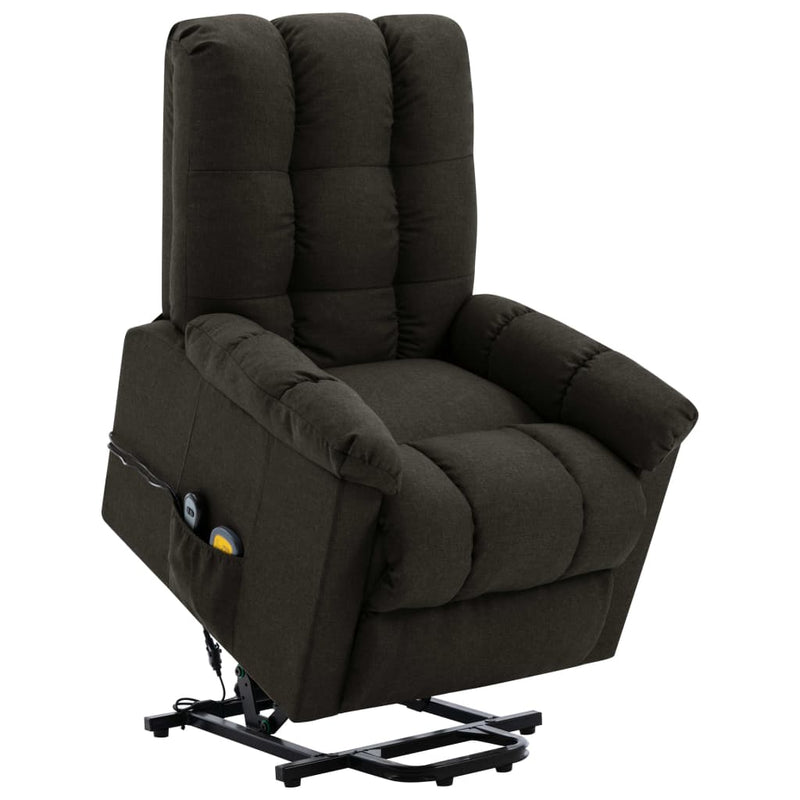 Stand-up Massage Recliner Fabric Reclining Chair Lounge Multi Colors